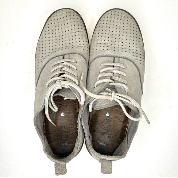 Merrell Around Town Lace Air Nubuck Sneaker Flats in Sleet 7 - Picture 7 of 10